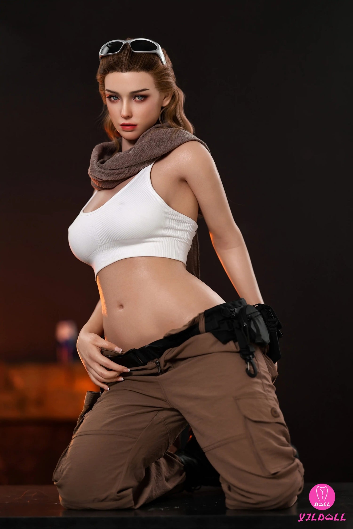 Everly (YJL DOLL D Cup Poupée sexuelle entièrement en silicone haut de gamme super réaliste 158 cm)